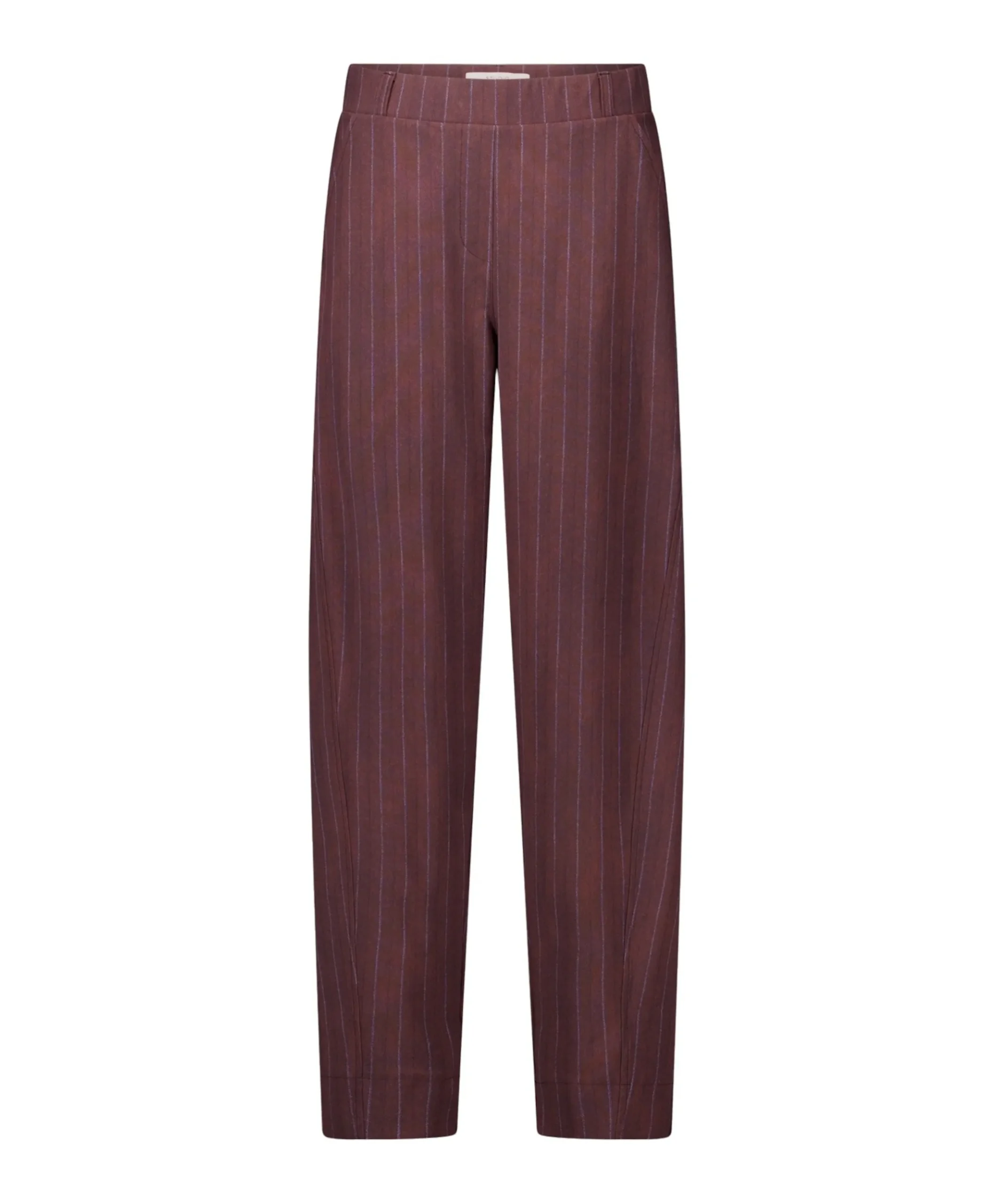Marlise stripe dames broek bruin