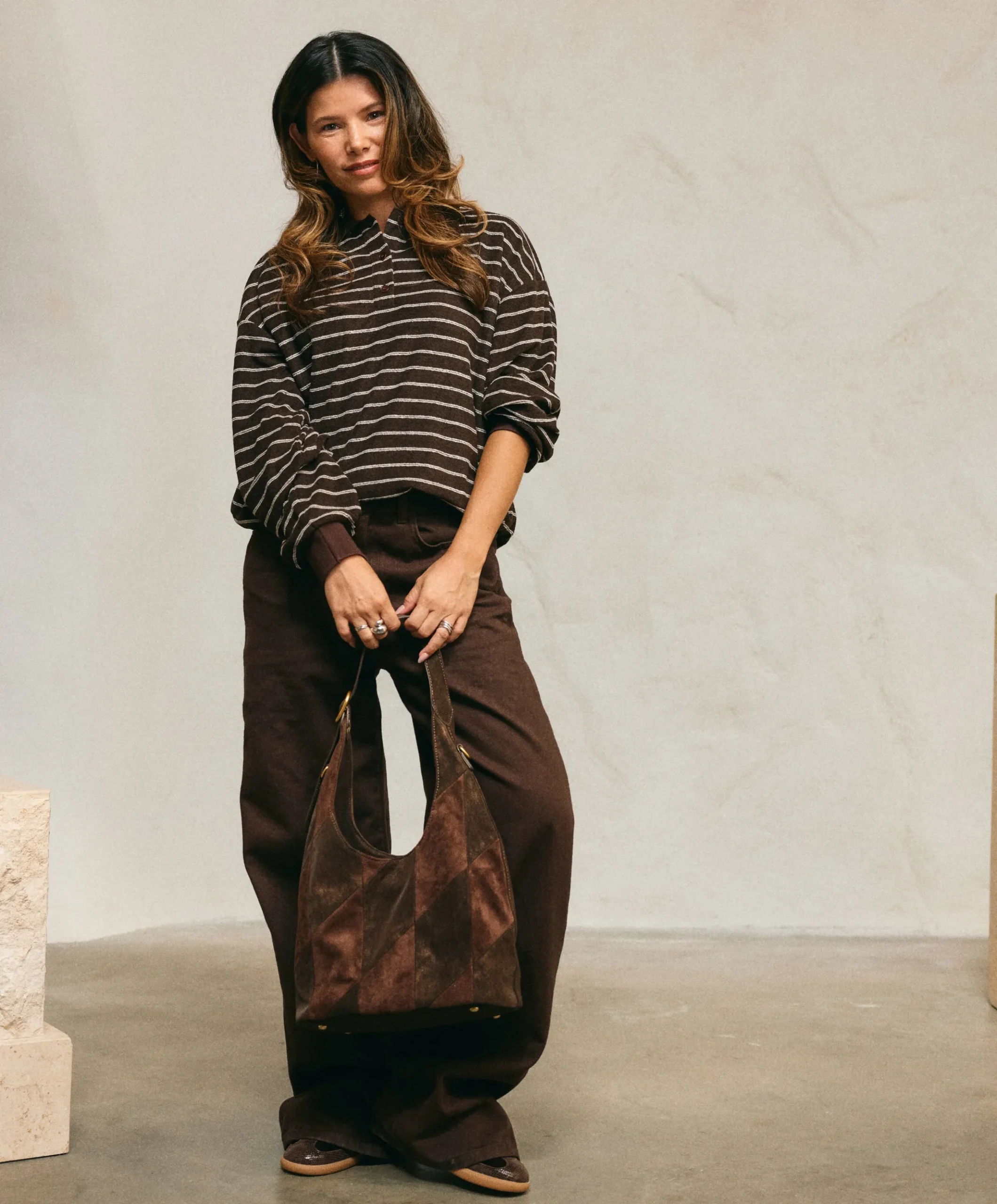 MAYRA-PA dames broek bruin