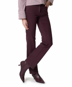 MbF Straight dames broek bordeaux