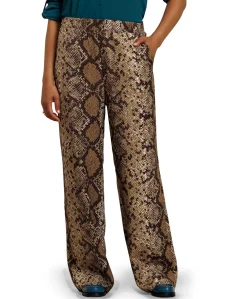 Mienke snake dames broek beige
