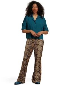 Mienke snake dames broek beige