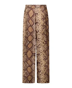 Mienke snake dames broek beige