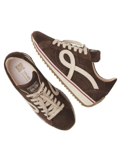 Mikki Eve dames sneakers bruin