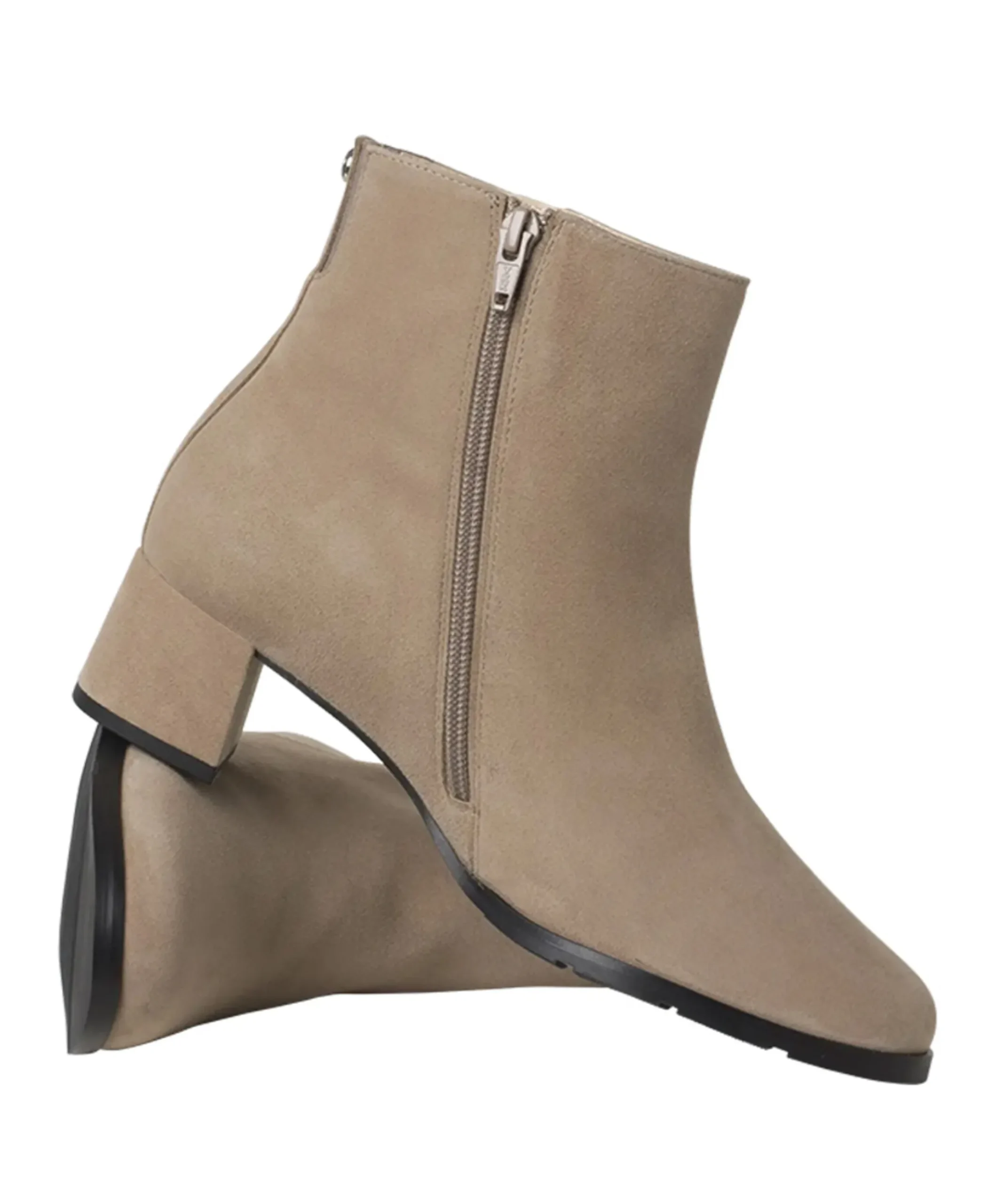 Milano dames enkellaarzen beige
