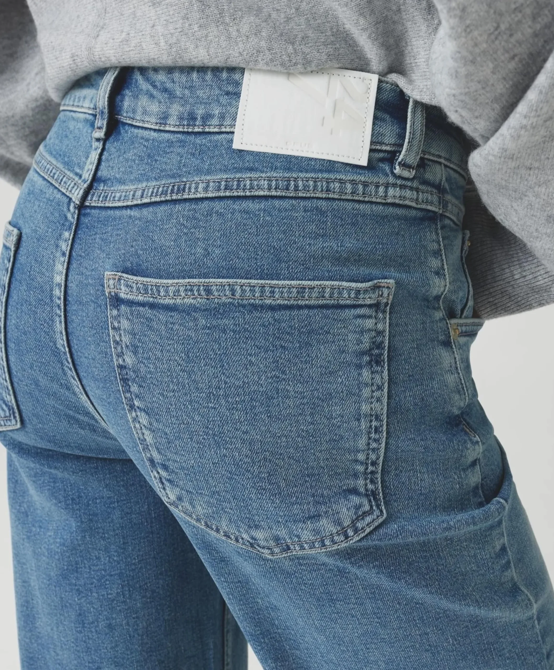 Minah honesty dames jeans blauw
