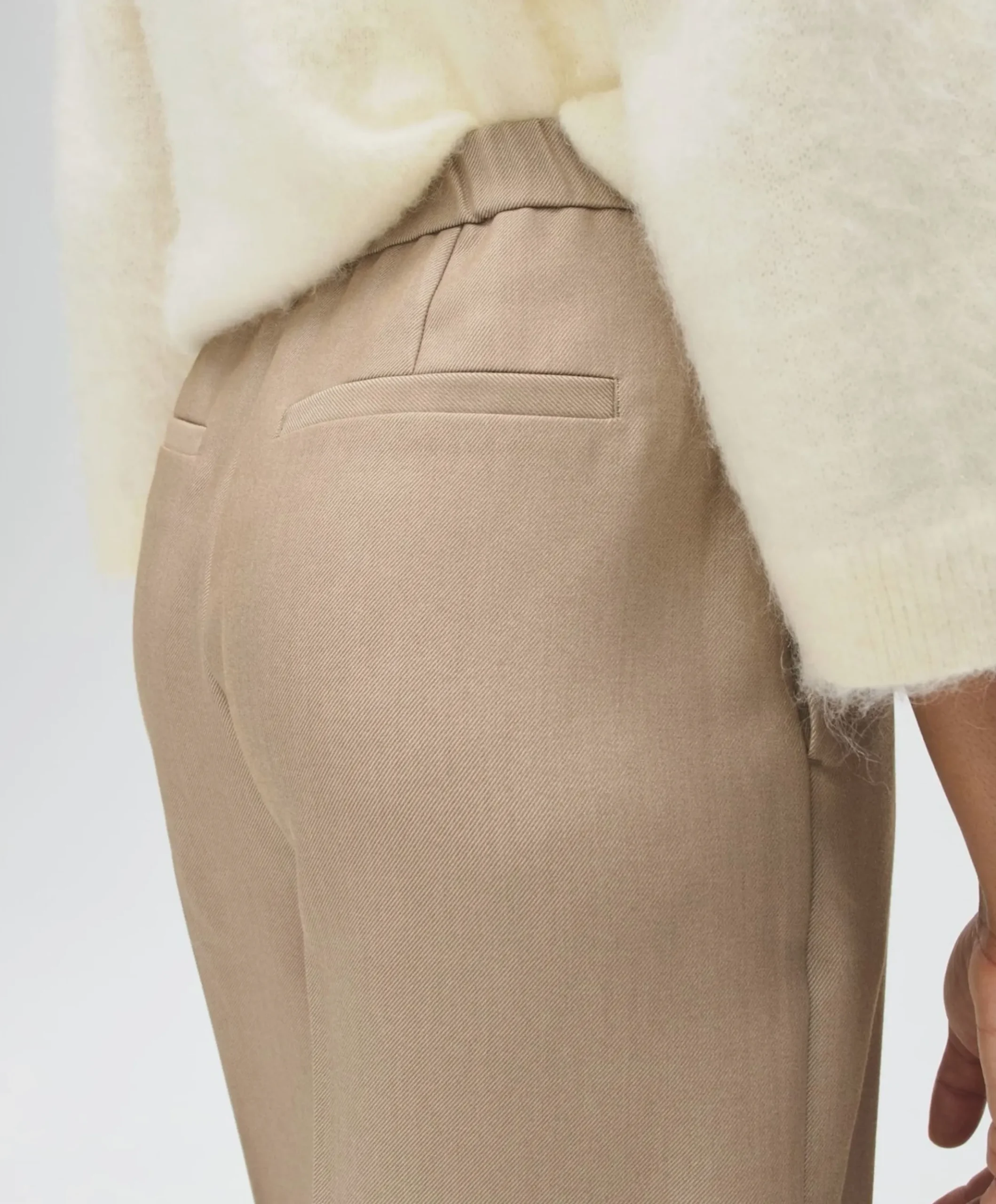 Mozy mod dames broek beige