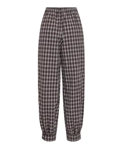 MSCHCarola Balloon CHK dames broek bruin
