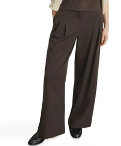 MSCHHenrika HW Pants dames broek bruin