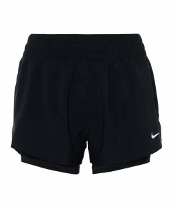 Nike One Dri-fit Women's Mid-rise 3 dames shorts zwart
