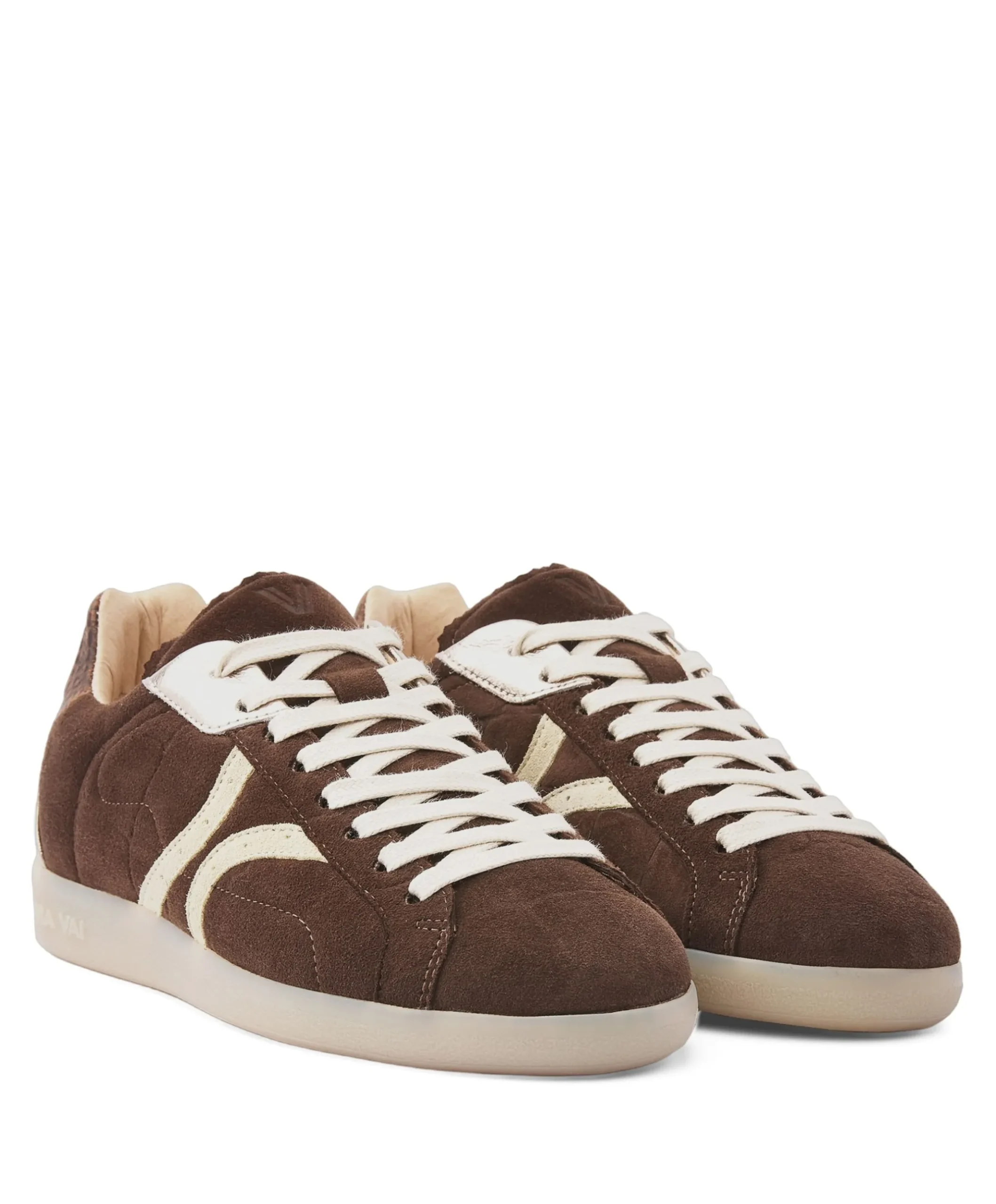 Nilla Khloe dames sneakers bruin