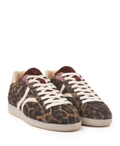 Nilla Khloe dames sneakers bruin