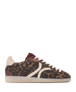 Nilla Khloe dames sneakers bruin