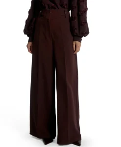 NORE BUTTONS RPES 345 dames broek bordeaux