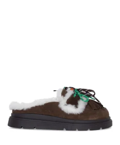 NOVA dames clogs bruin