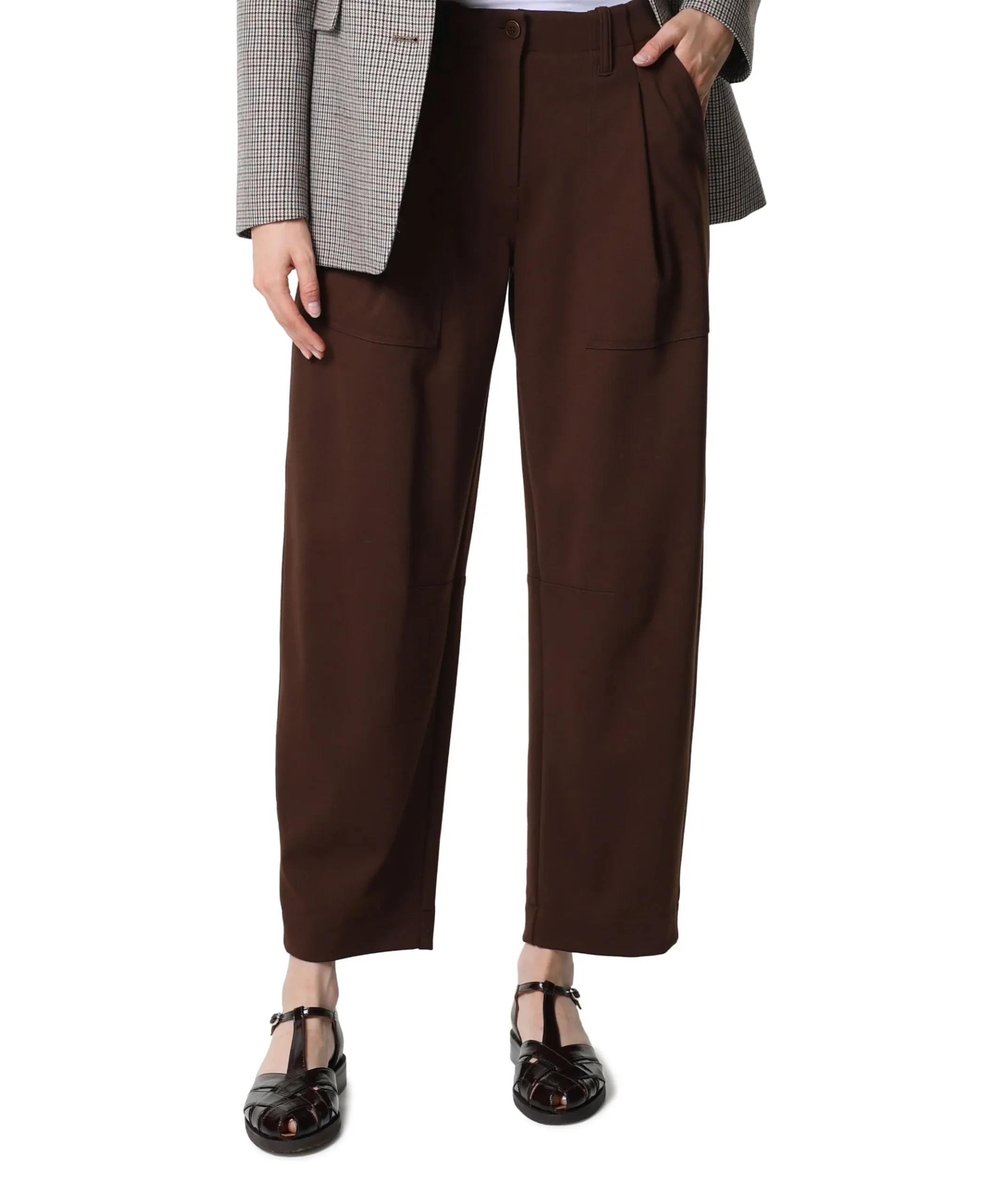 October dames broek bruin