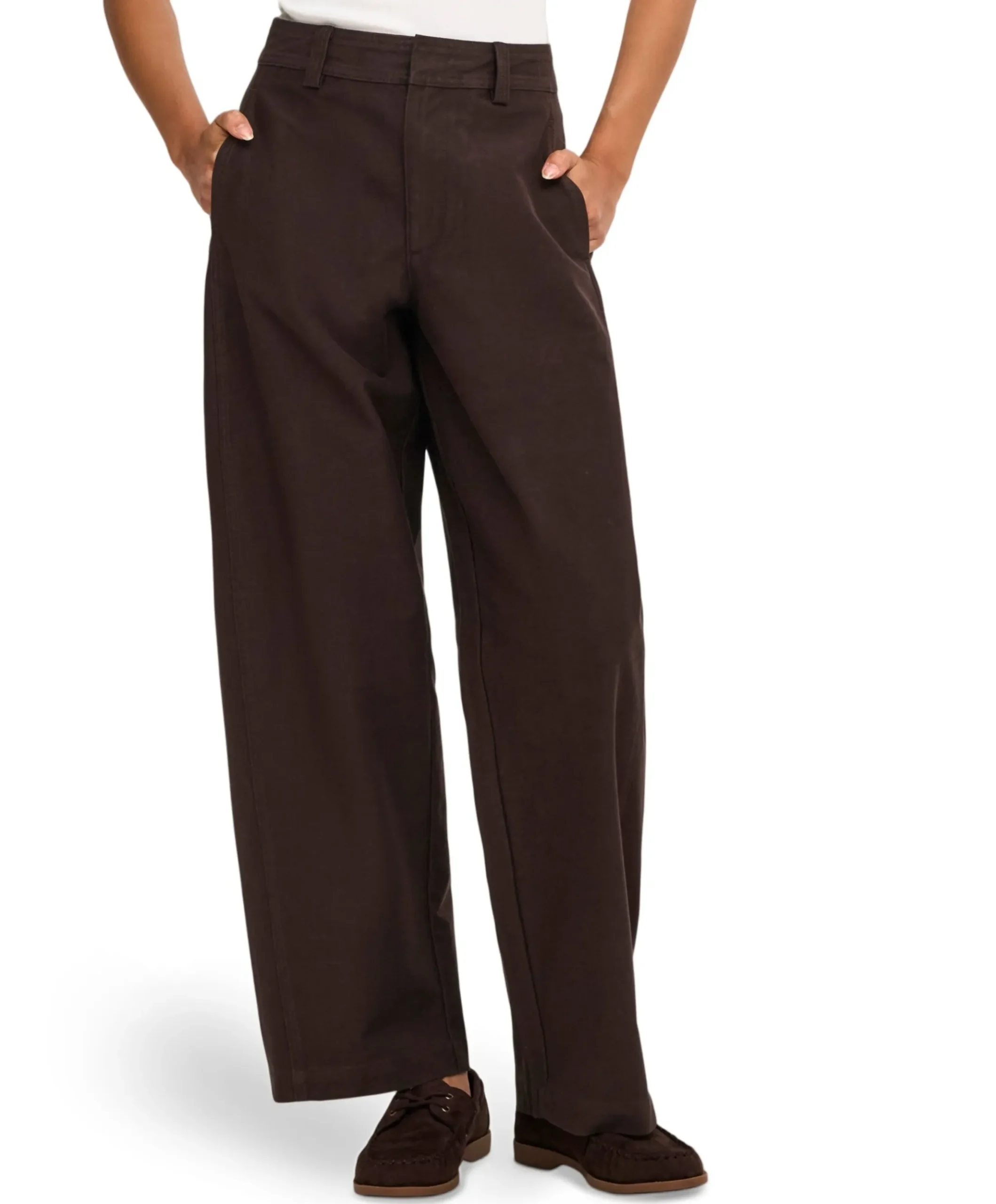 ONLCLAIR MW BARREL NOOS dames broek bruin