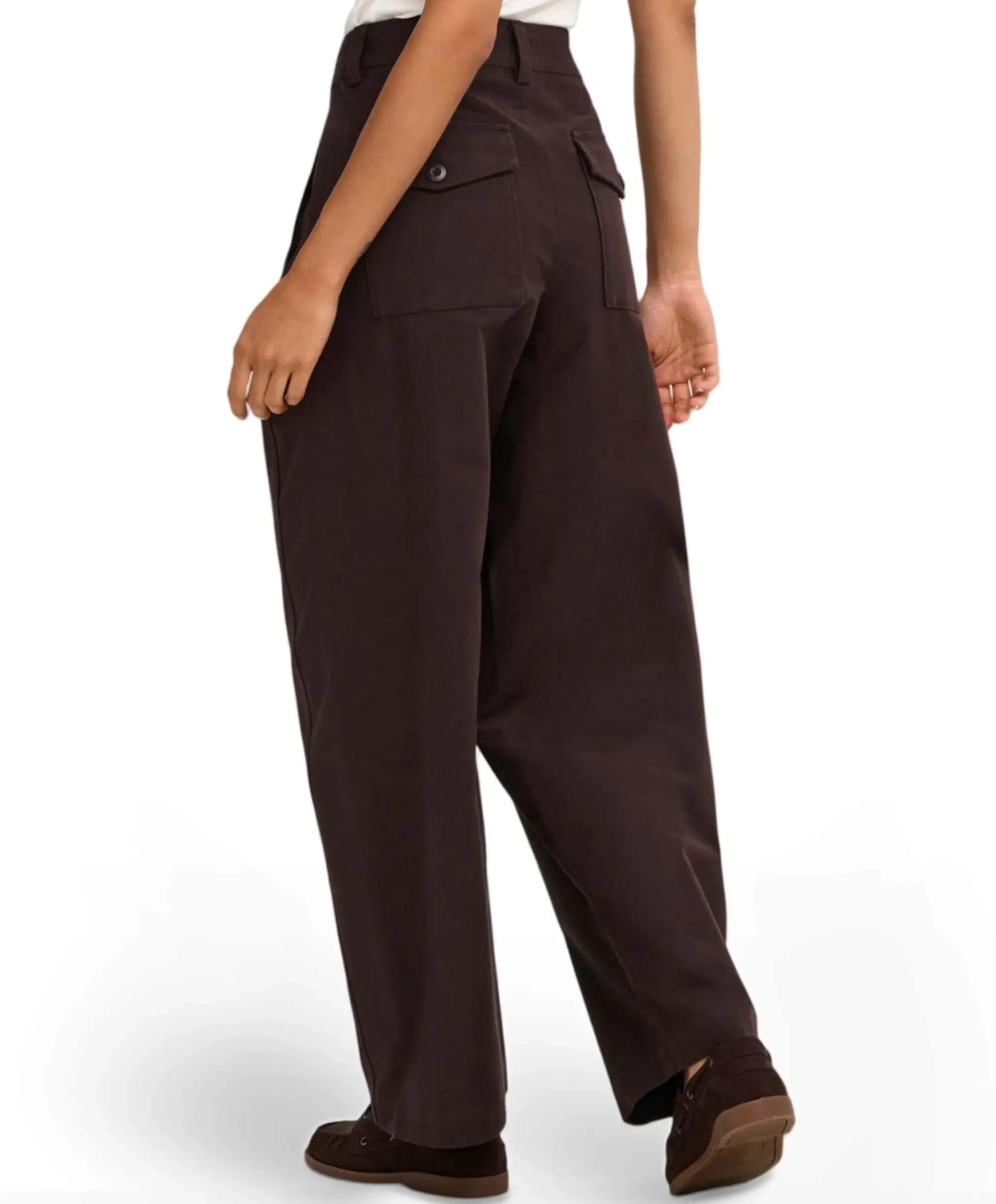 ONLCLAIR MW BARREL NOOS dames broek bruin