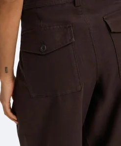 ONLCLAIR MW BARREL NOOS dames broek bruin