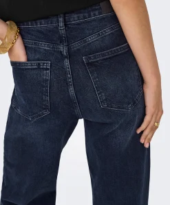 ONLJUICY HW WIDE DNM REA929 NOOS dames jeans blauw