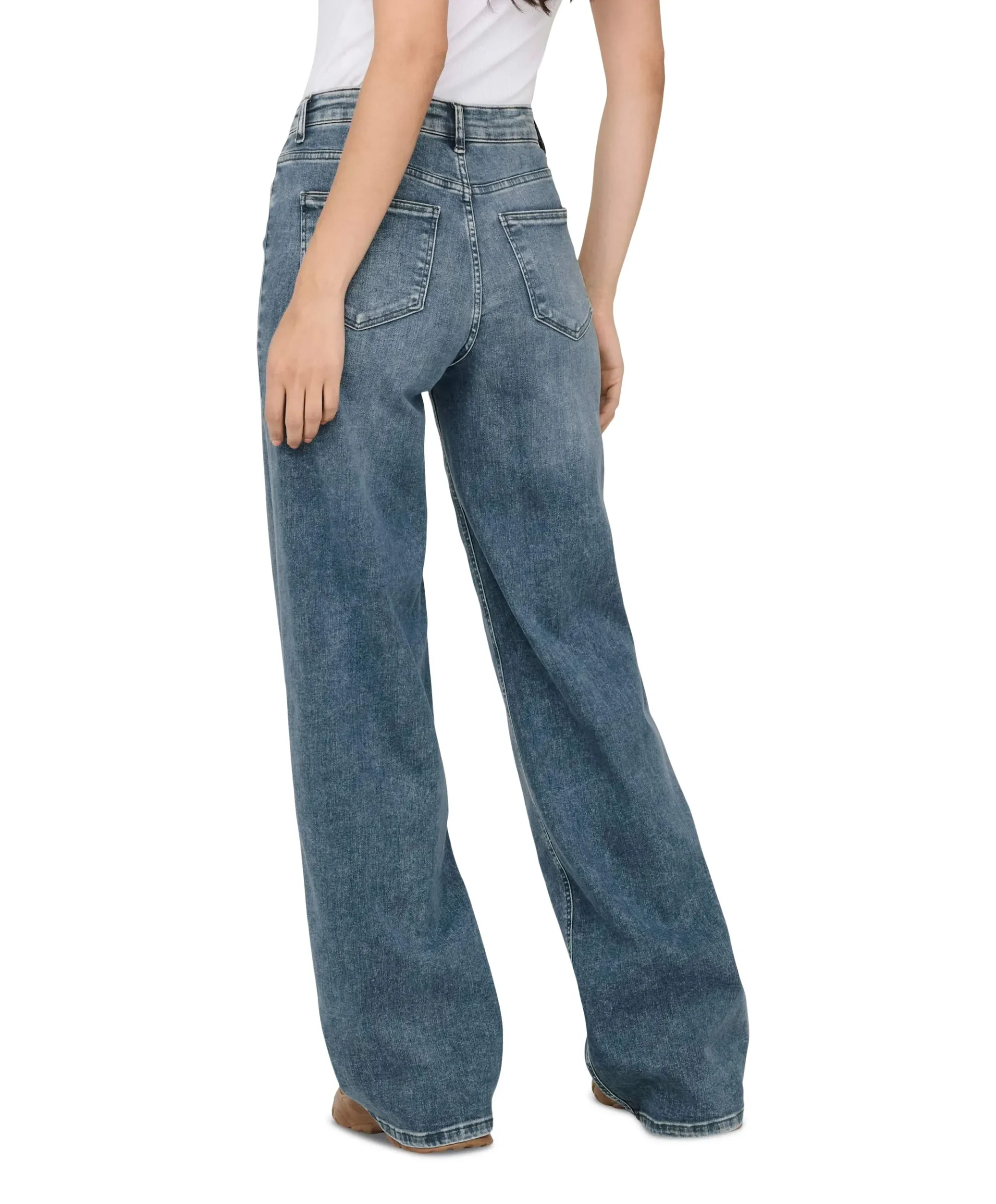 ONLMADISON BLUSH HW WIDE REA570 dames jeans blauw