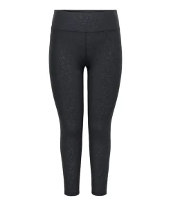 ONPJAM-2-LEE HW AOP PCK dames plussize tights zwart
