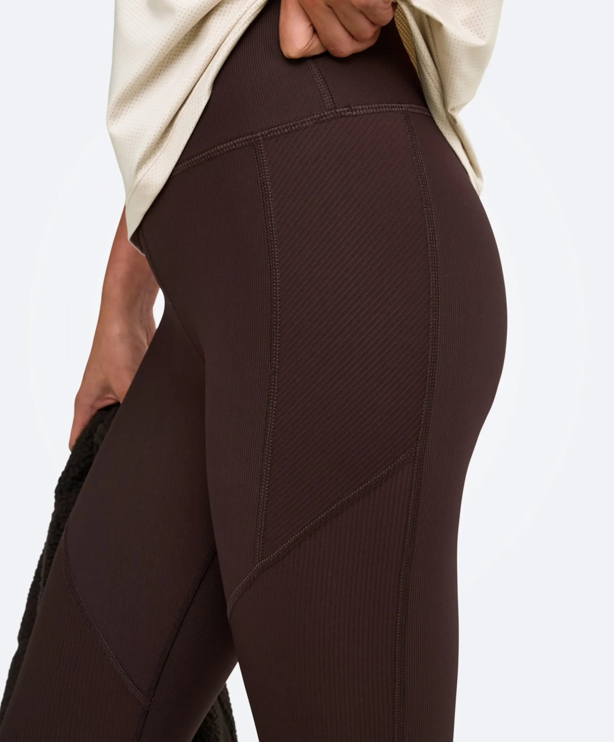 ONPJANA HW TRAINING TIGHTS dames tights bruin