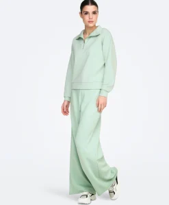 ONPLOUNGE LIFE HW WIDE SWT PNT NOOS dames trainingsbroek blauw