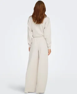 ONPLOUNGE LIFE HW WIDE SWT PNT NOOS broek beige