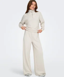 ONPLOUNGE LIFE HW WIDE SWT PNT NOOS broek beige