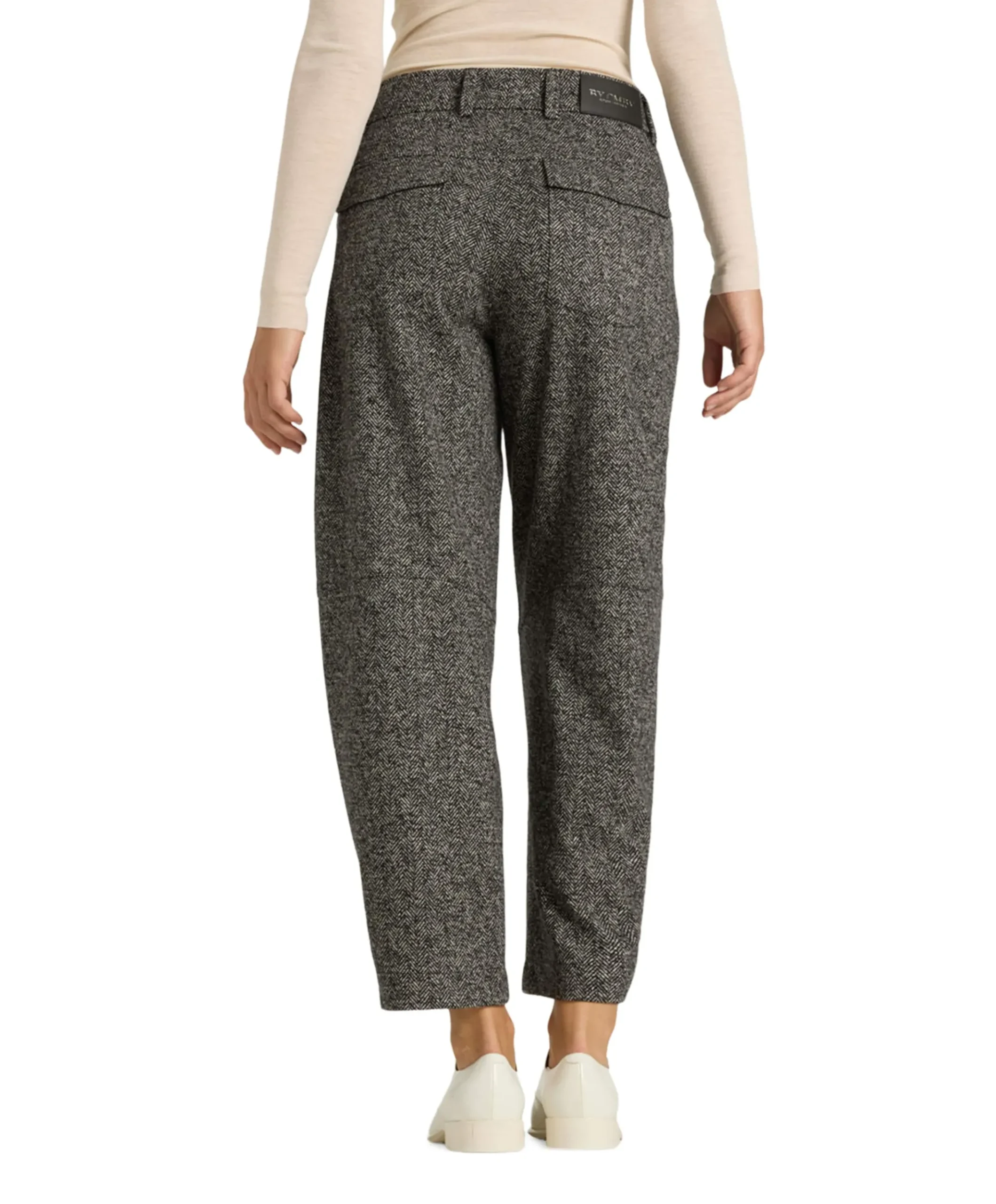 Orly plain dames broek grijs