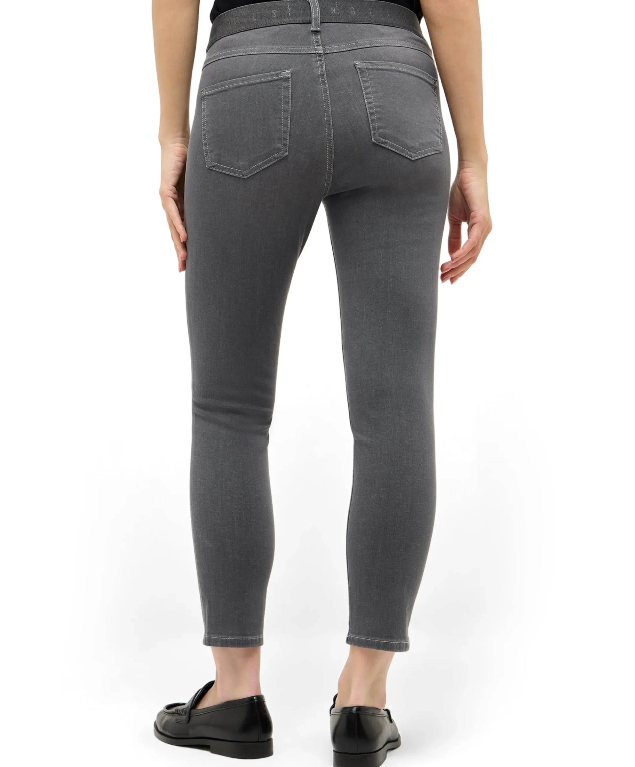 ORNELLA SPORTY dames jeans grijs
