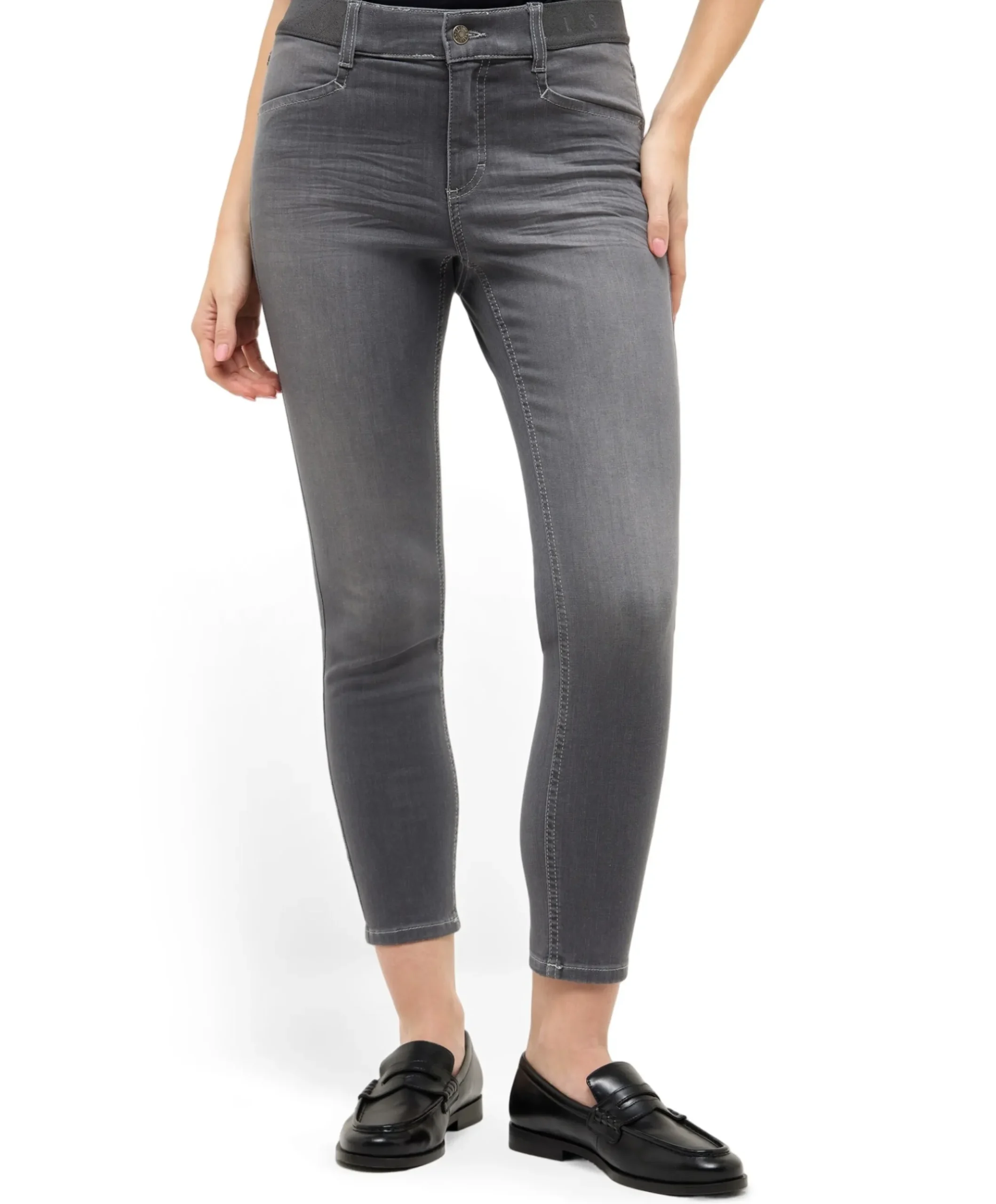 ORNELLA SPORTY dames jeans grijs