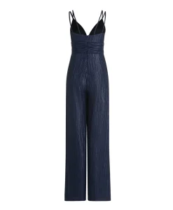 Overall Lang ohne Arm dames jumpsuit blauw