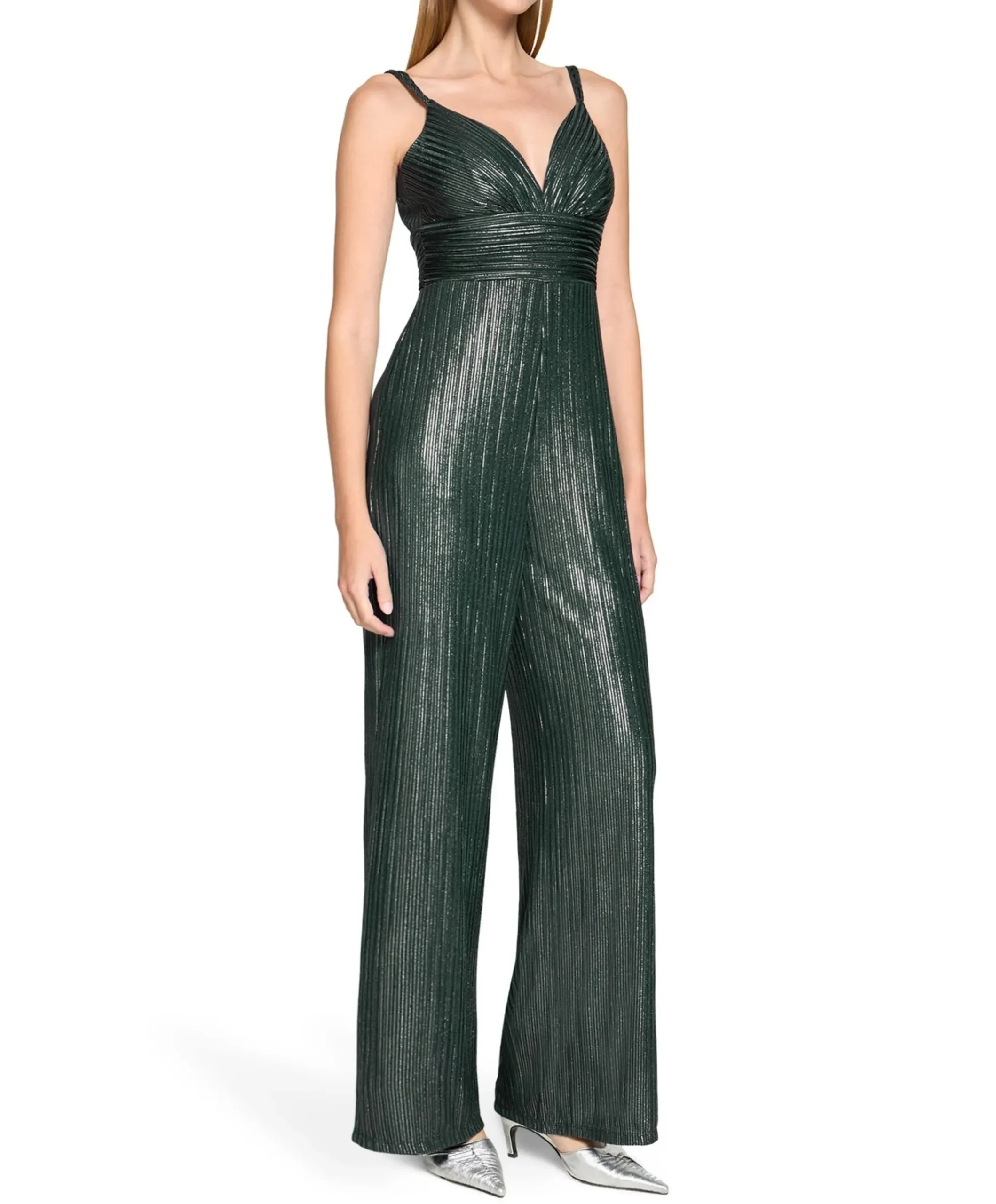 Overall Lang ohne Arm dames jumpsuit groen