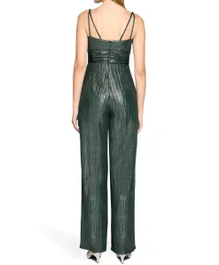 Overall Lang ohne Arm dames jumpsuit groen