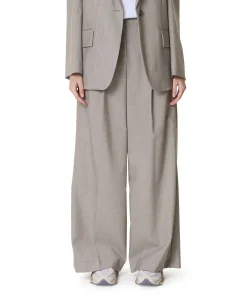 Ovvio Tela Tropical Pura dames pantalon grijs