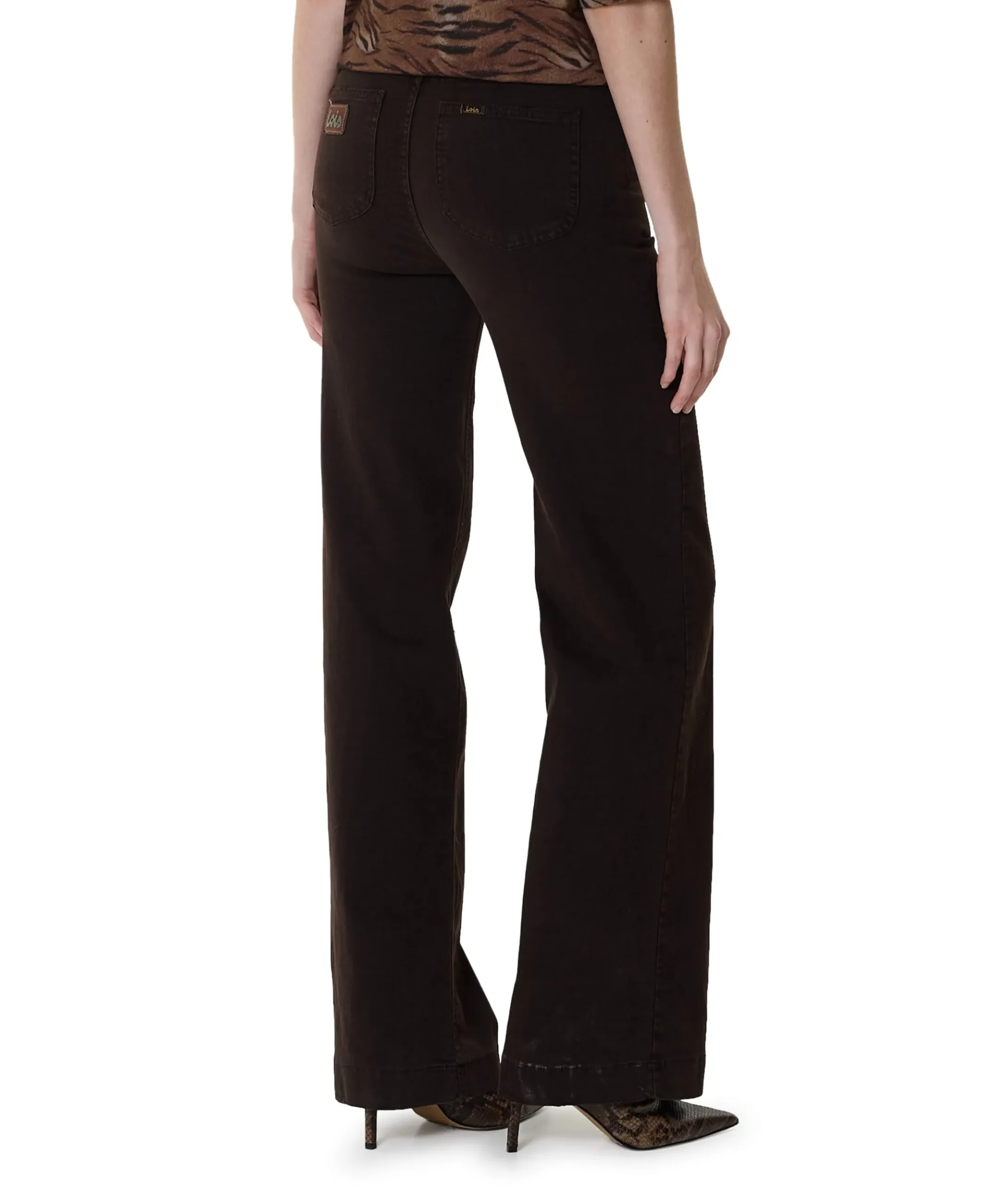Palazzo Mistral 6491 Megalia Shot dames broek bruin