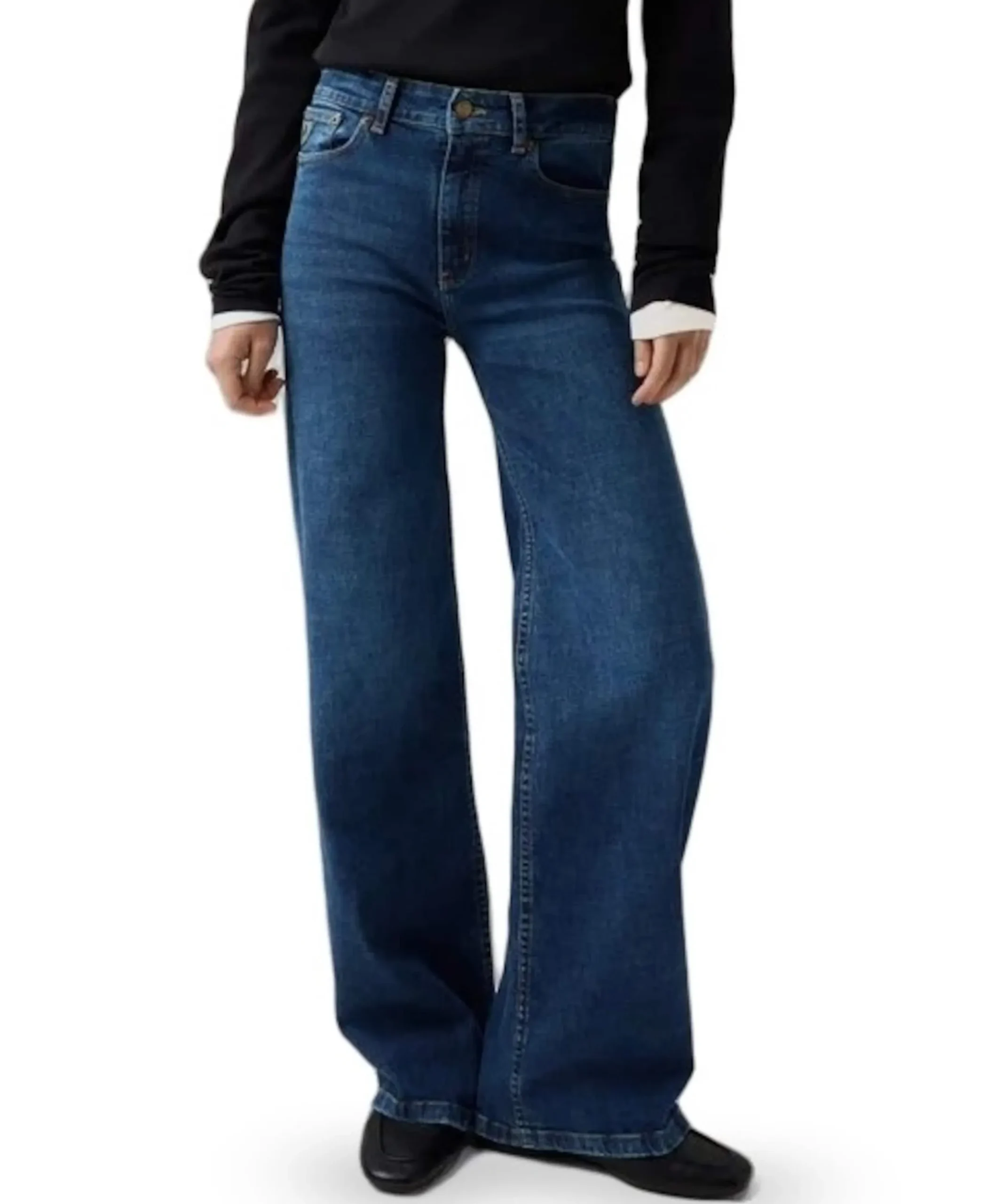 Palazzo 8061 Tombstone Darkness dames jeans blauw