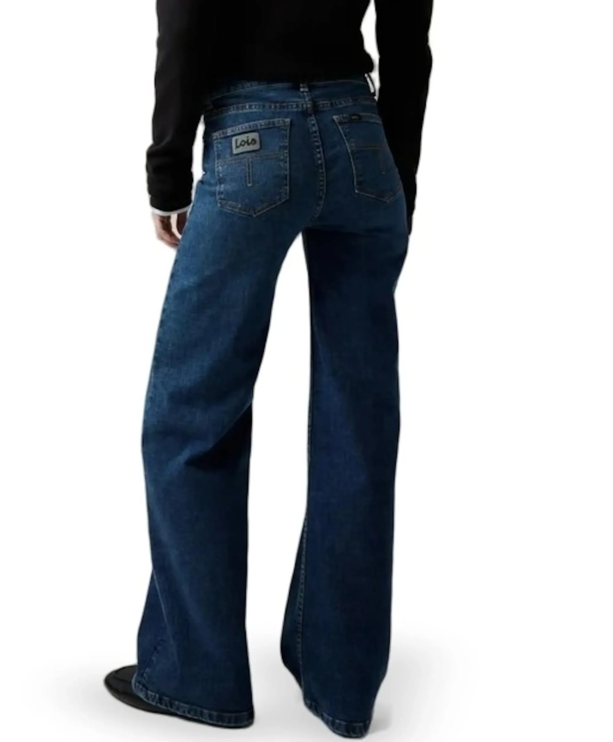 Palazzo 8061 Tombstone Darkness dames jeans blauw