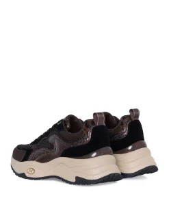 PALMA ORA dames sneakers bruin