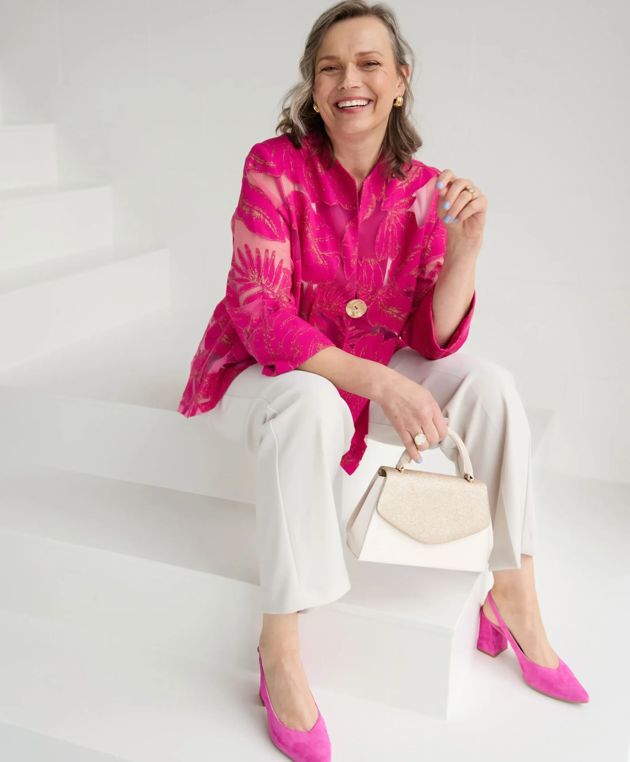 Pant dames pantalon beige