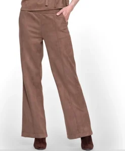 pants dames broek bruin