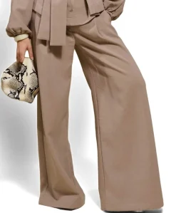Pants Rue de la Folie dames broek beige