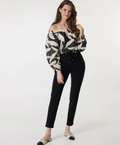 PENNY SHORT LENGTH TRAVEL broek zwart