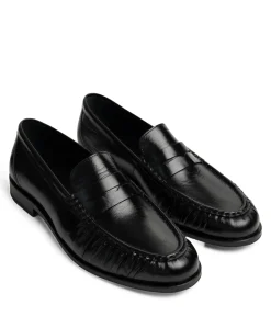 Penny Wrinkle dames loafers zwart