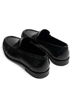 Penny Wrinkle dames loafers zwart