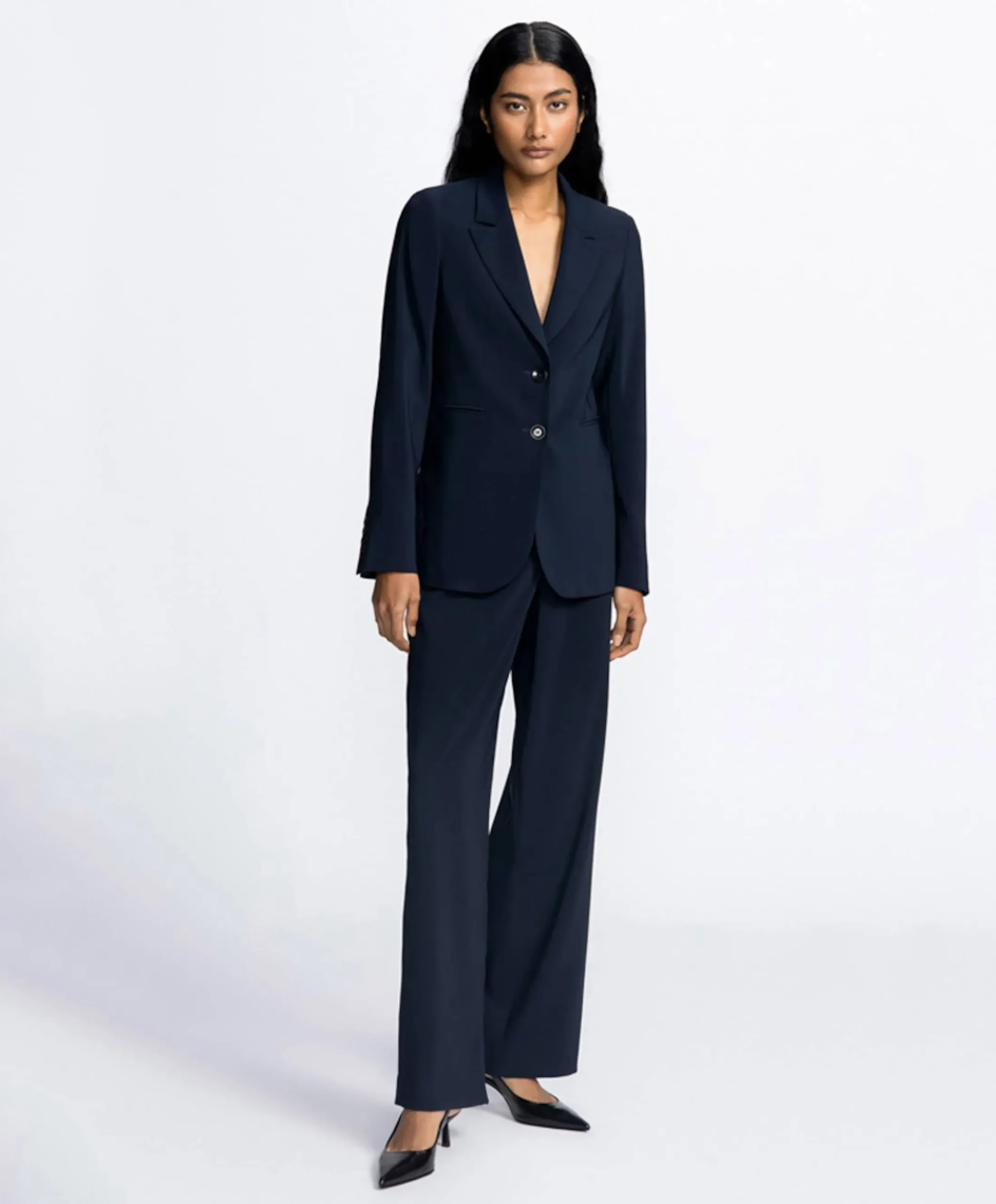 PHOCAS-ESS dames pantalon blauw