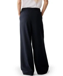 Pinstripe small dames broek blauw