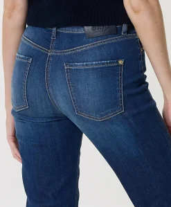 Piper long dames jeans blauw