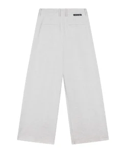 PLEATED dames broek grijs